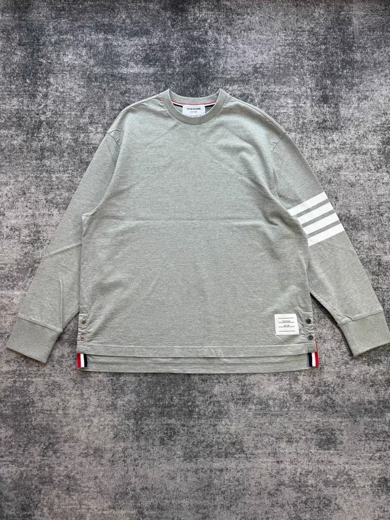 Thom Browne Thom Browne Gray Sweatshirt Size US S / EU 44-46 / 1 - 1 Thumbnail