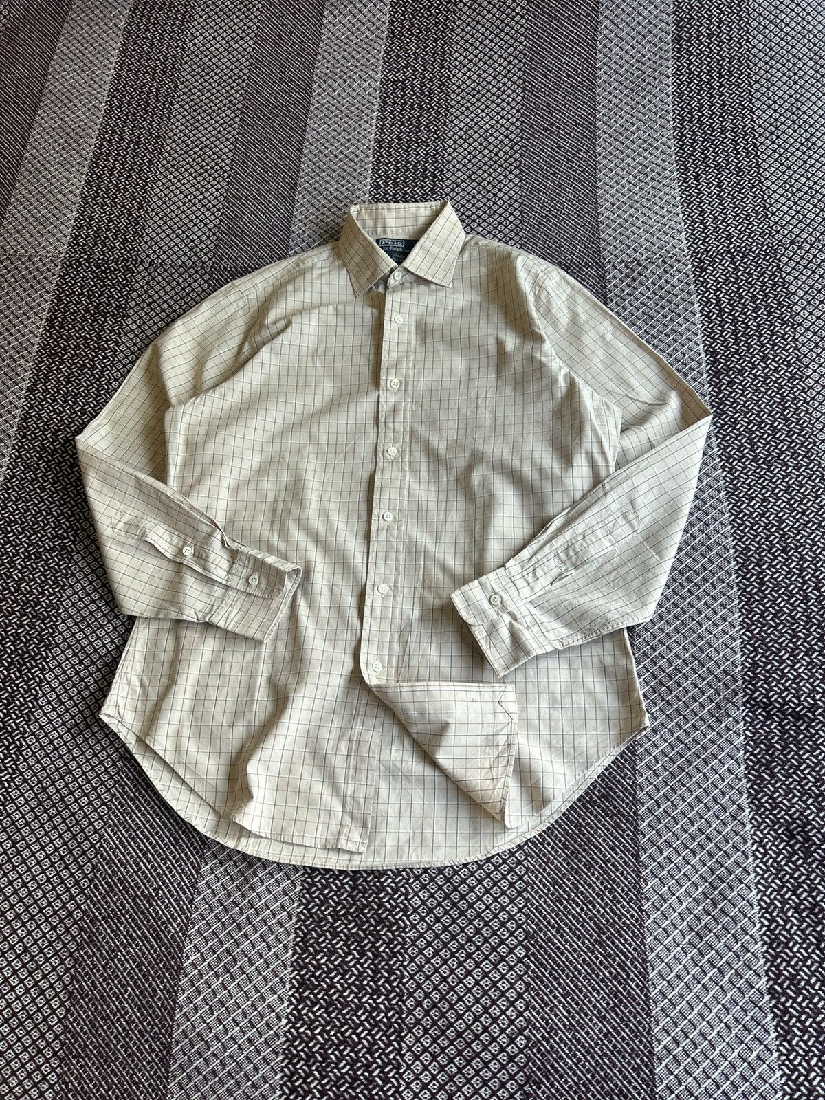 Polo Ralph Lauren Vintage Polo Ralph Lauren Two-ply Cotton Shirt Streetwear Size US S / EU 44-46 / 1 - 5 Thumbnail