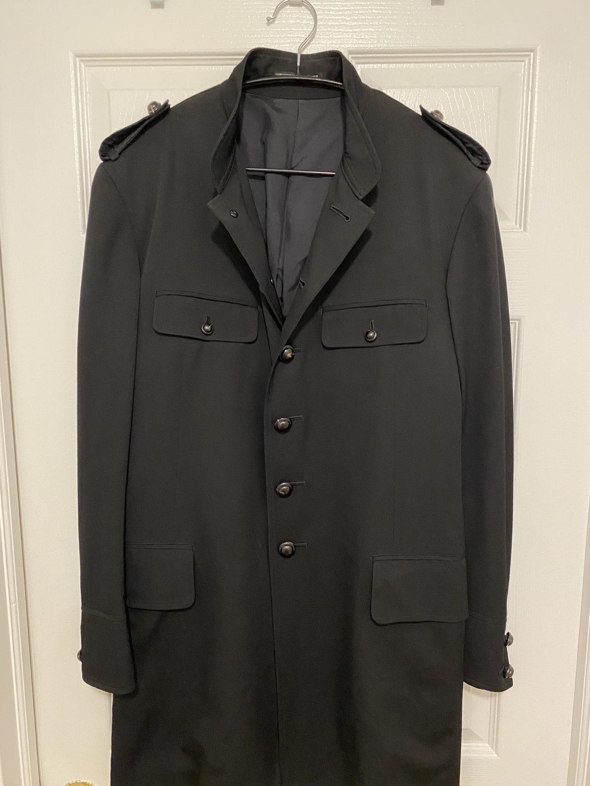 Yohji Yamamoto 09aw military stand collar coat Size US M / EU 48-50 / 2 - 8 Thumbnail