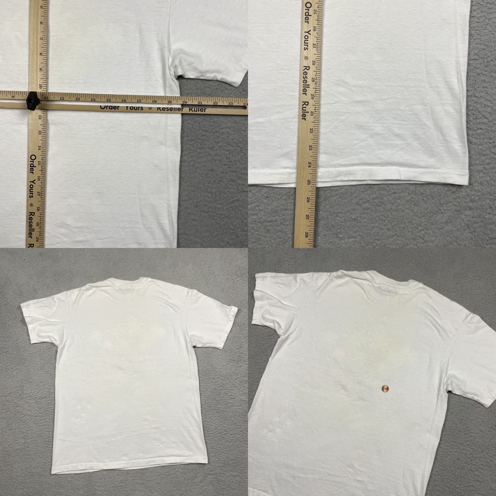 Hanes VINTAGE Waikiki Hawaii T-Shirt Large L 90s USA Made Tee Blue Pink Green Size US L / EU 52-54 / 3 - 9 Thumbnail