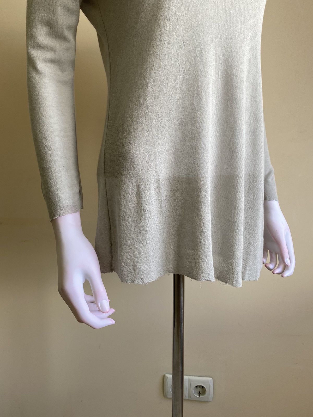 Transit Uomo Transit Par Such Womens Long Sleeve Grey Mesh Top Size 3 Size M / US 6-8 / IT 42-44 - 4 Thumbnail
