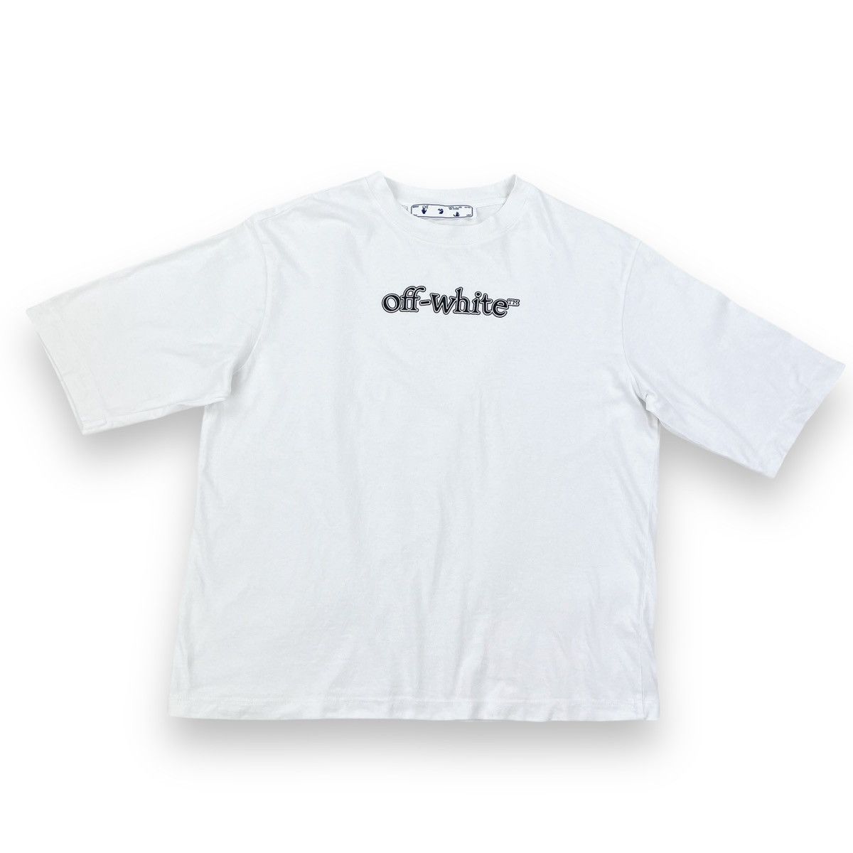 Off-White Off-White Logo White T Shirt Size US S / EU 44-46 / 1 - 2 Thumbnail