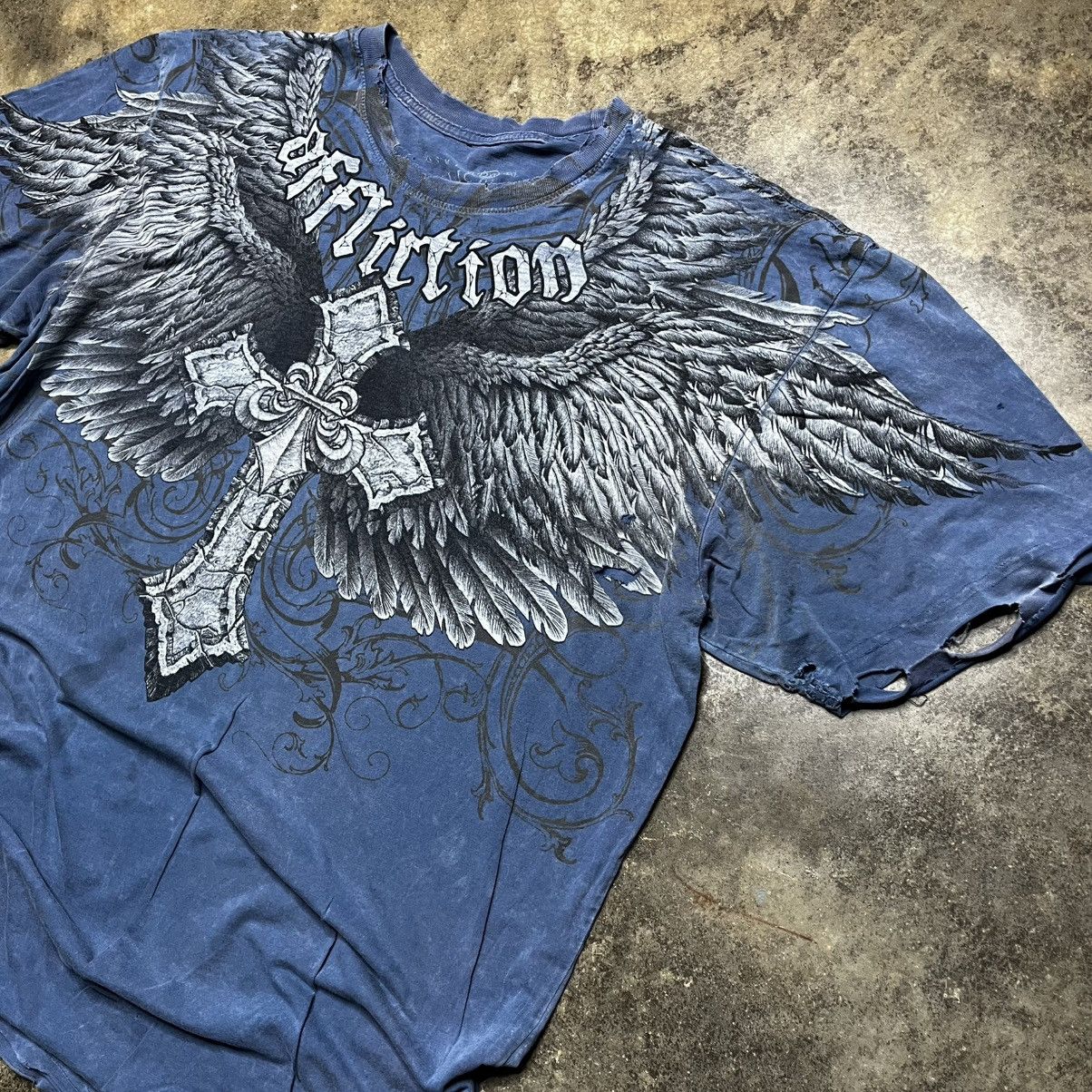 Vintage vintage y2k affliction jesse pinkman style aop tshirt Size US XL / EU 56 / 4 - 2 Thumbnail