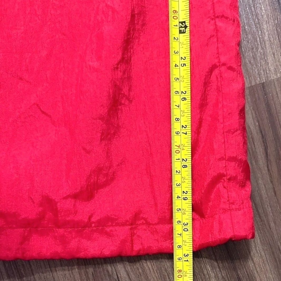 Champion Champion Life Pants Women Red Sz L Nylon Warm Up Wide Leg Baggy Athletic Women's Size 36" / US 14 / IT 50 - 7 Thumbnail