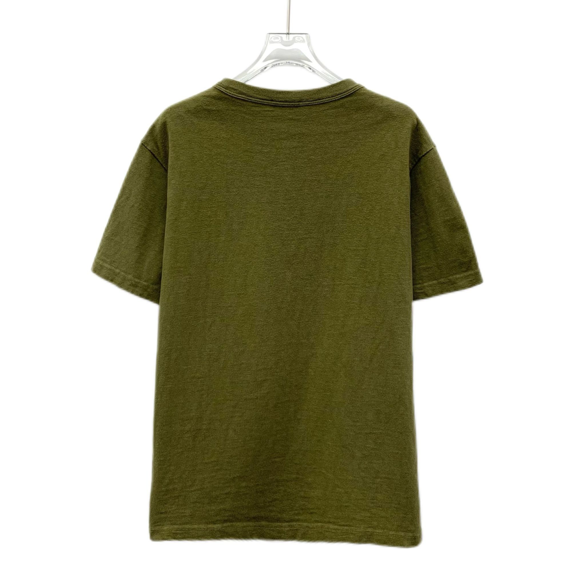Dior Dior Khaki Green Floral Logo Embroidered Cotton Crewneck T-S Size US XS / EU 42 / 0 - 8 Thumbnail