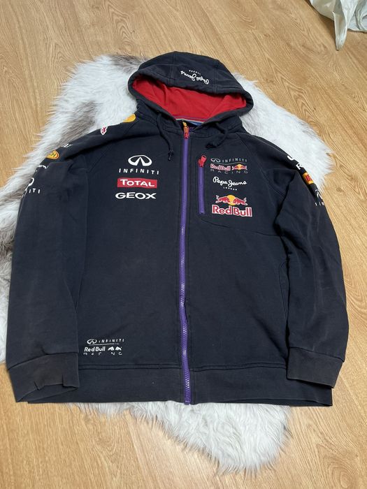 Vintage Red Bull Infinity Pepe Jeans F1 Racing Jacket Size Men Size L