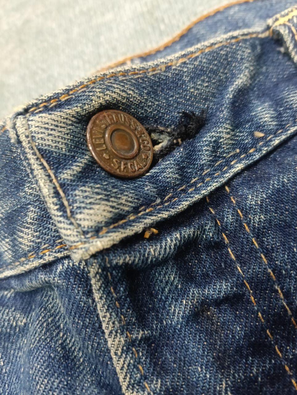 Levi's Vintage Clothing × Vintage Vintage Levis 50’s Made in Usa Jeans Size US 36 / EU 52 - 9 Thumbnail