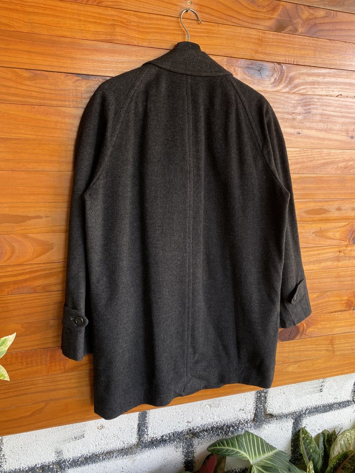Japanese Brand Field House Cashmere Blend Wool Coat Dark Grey Outerwear Size US M / EU 48-50 / 2 - 19 Thumbnail