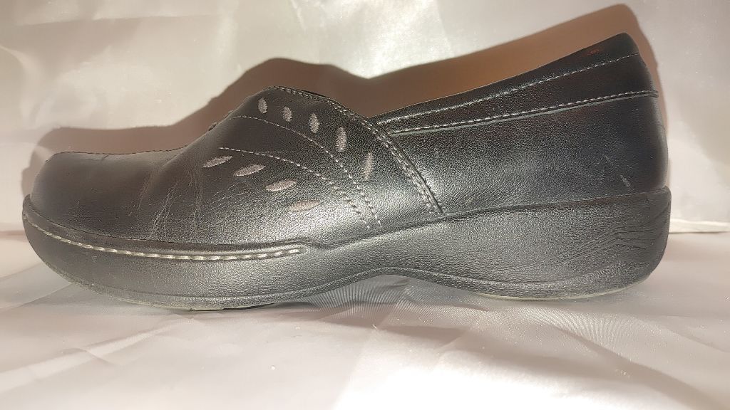 The Unbranded Brand Dansko Abigail Leather Slip Resistant Flat Size 40 Size US 9.5 / IT 39.5 - 2 Thumbnail