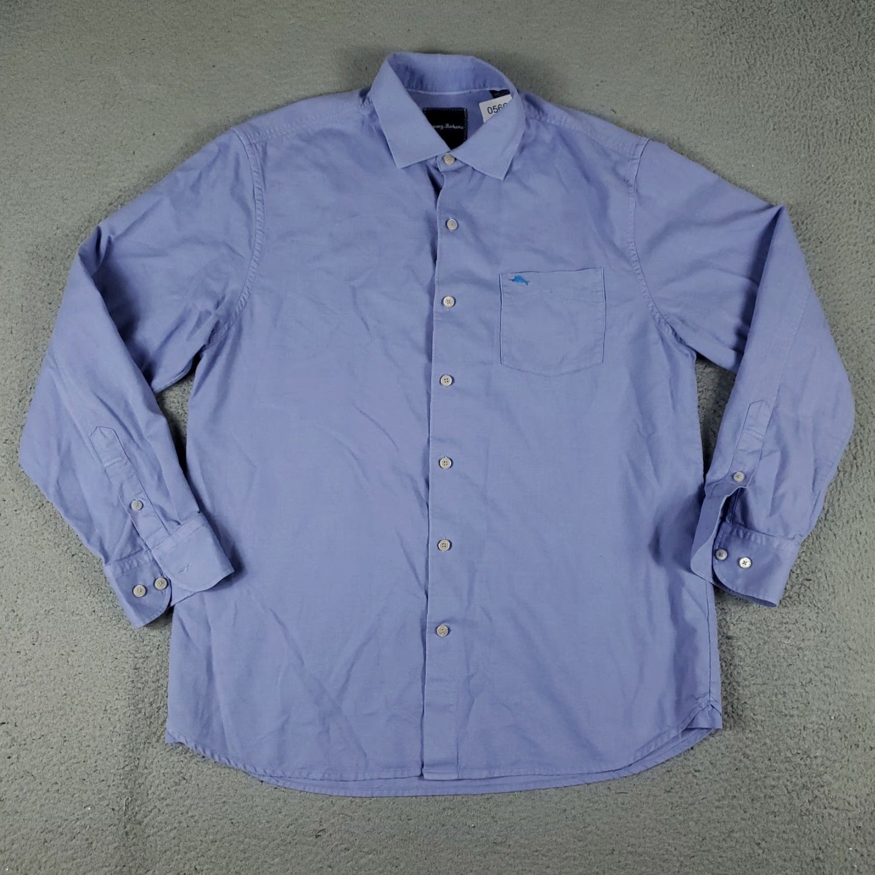 Tommy Bahama Tommy Bahama Button-Up Shirt Mens Medium Blue Cotton Long Sleeve Casual Classic Size US M / EU 48-50 / 2 - 2 Thumbnail