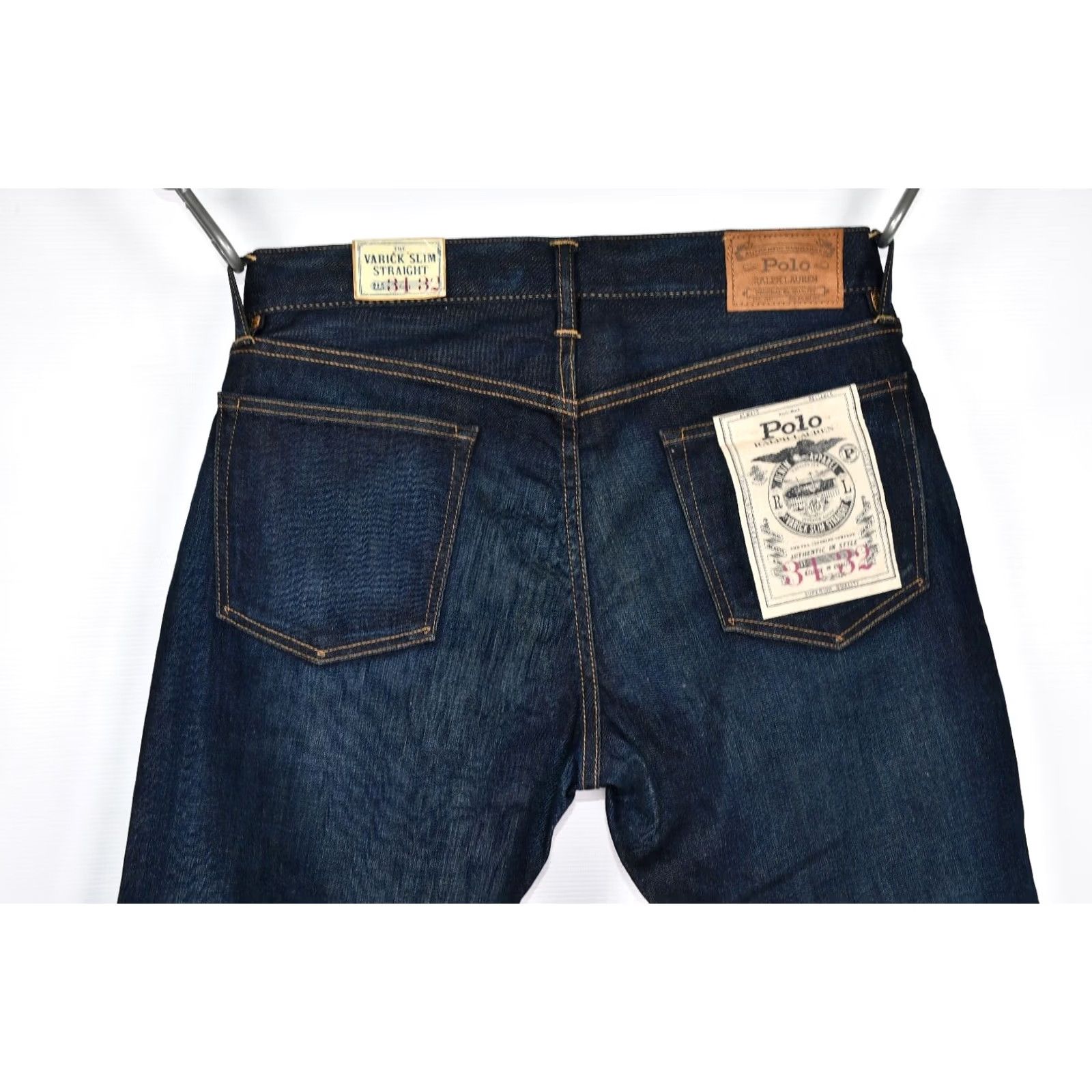 Polo Ralph Lauren Polo Ralph Lauren The Varick Slim Straight Jeans Men W34 L32 Blue 34in Inseam 32in Denim Solid Slim 100% Cotton Casual Casual Mens Size US S / EU 44-46 / 1 - 2 Thumbnail