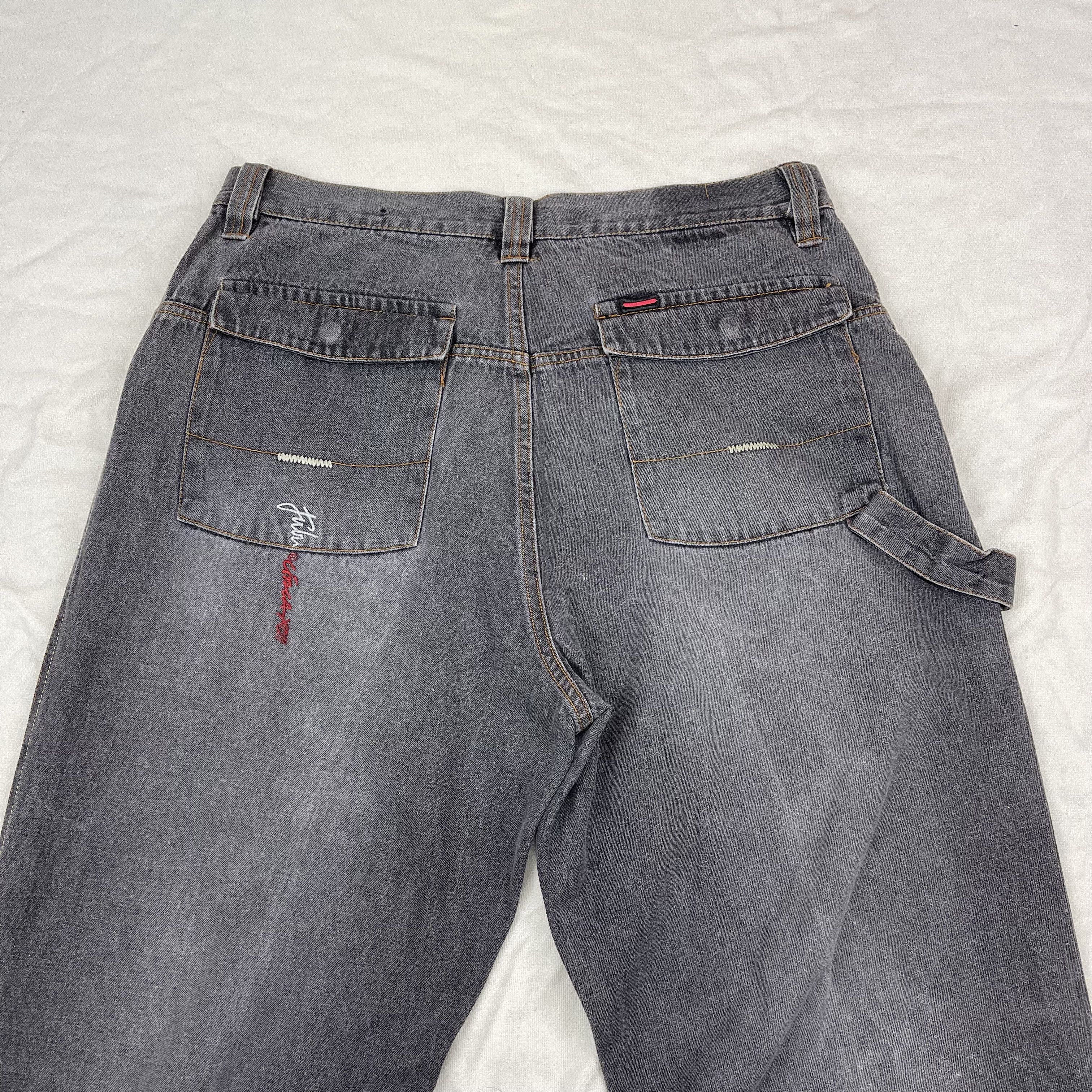 Fubu FUBU THE COLLECTION Hiphop Skate Denim Pant #1286/AS Size US 36 / EU 52 - 11 Thumbnail