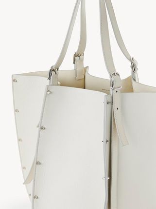 Chloe o1loc1c10425 Size: OS / Carmela Medium Tote Bag in White Size ONE SIZE - 3 Thumbnail