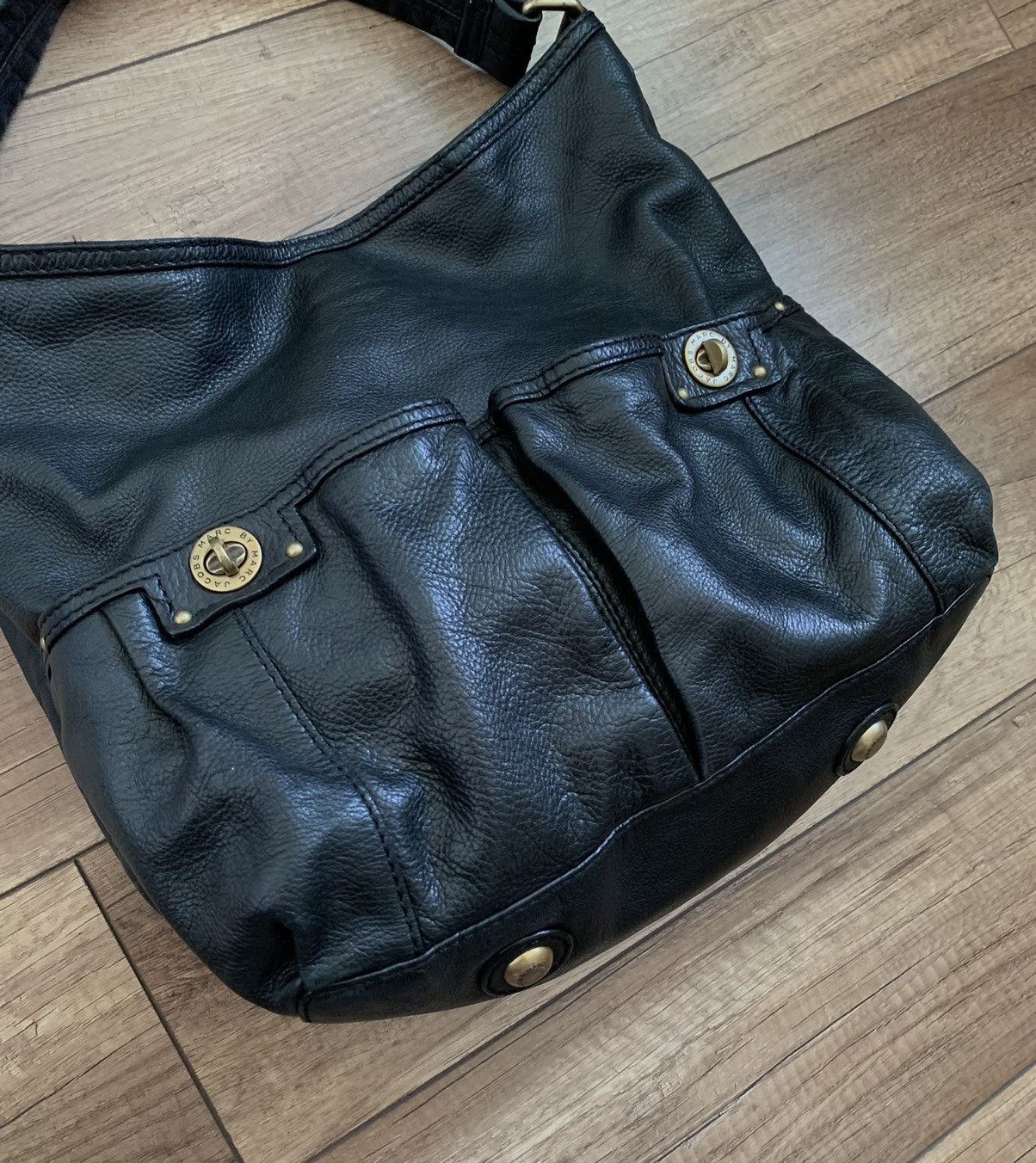 Marc Jacobs RARE Marc Jacobs Multipocket Leather Handbag Bag Size ONE SIZE - 3 Thumbnail