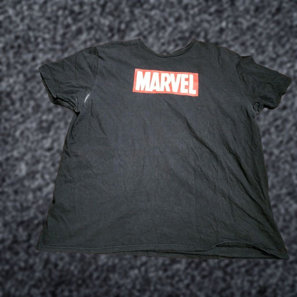 Vintage VINTAGE Marvel Men's T-Shirt 3XL Graphic Short Sleeve Crew Neck Black Comics 90s Size US XXL / EU 58 / 5 - 1 Thumbnail