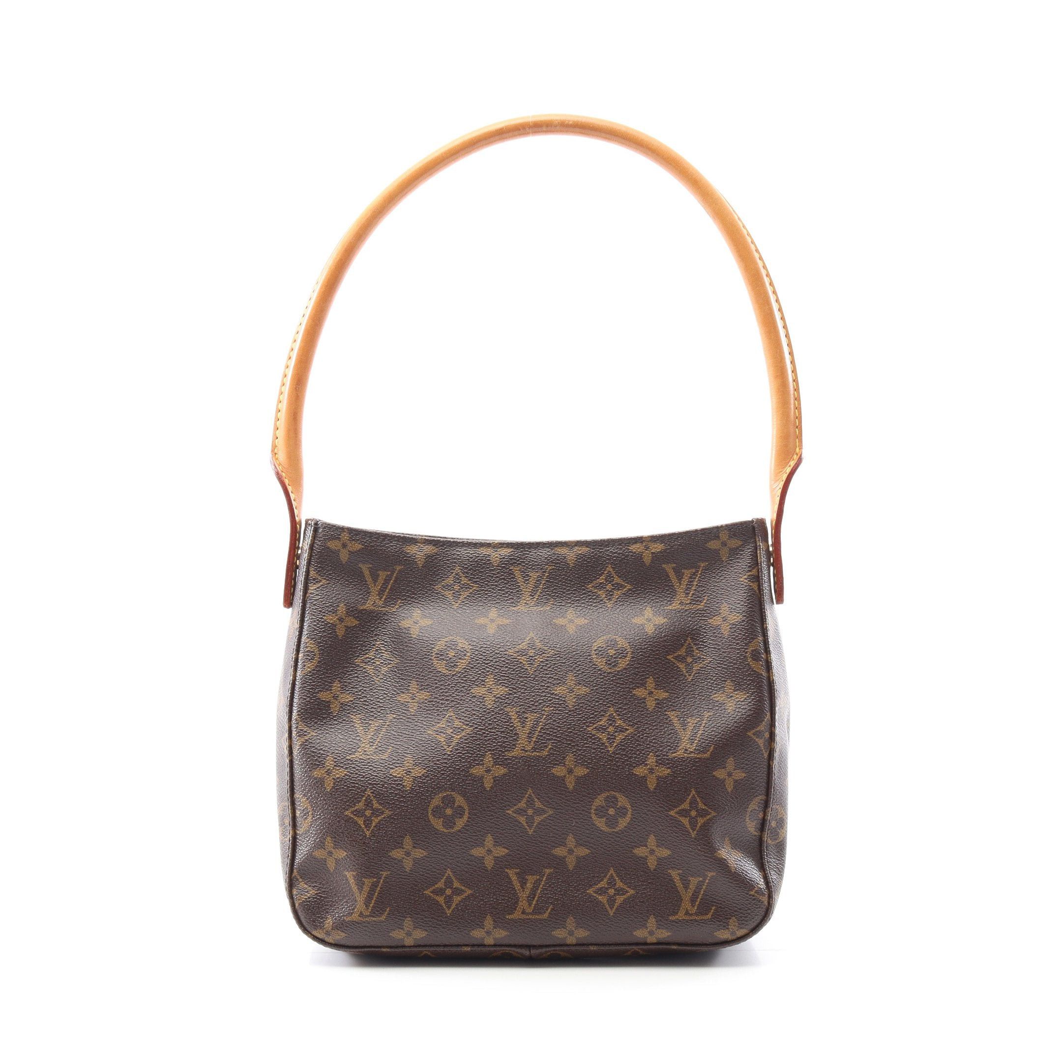 Louis Vuitton Louis Vuitton Looping Mm Monogram Shoulder Bag Leather Brown Size ONE SIZE - 1 Thumbnail