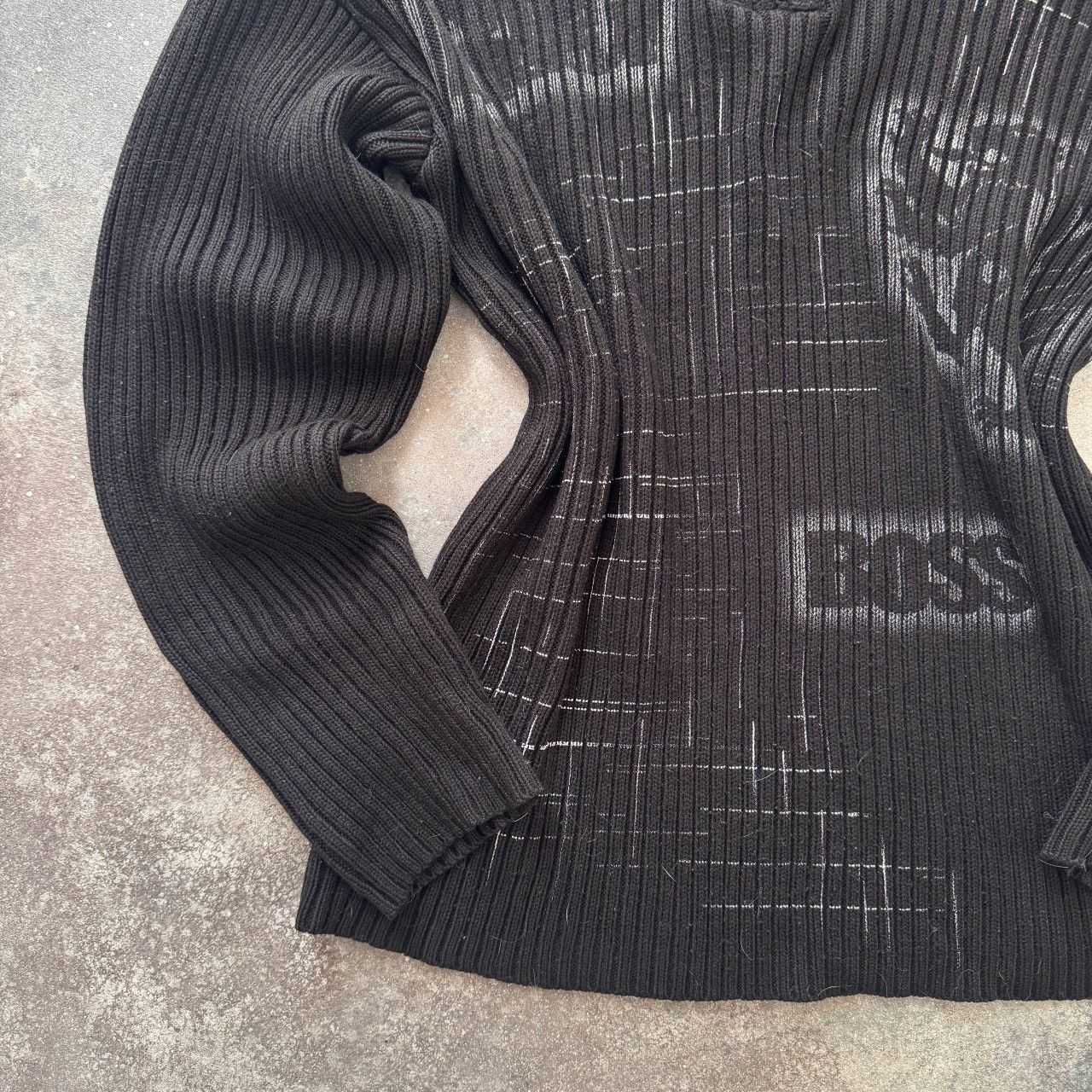 Hysteric Glamour Diesel Style Y2K Vintage Punk Opium Ribbed Knit Sweater Size US XL / EU 56 / 4 - 7 Thumbnail