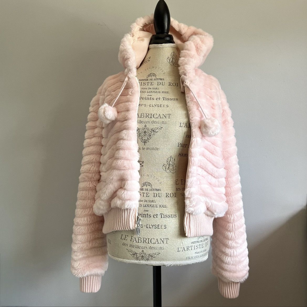 Juicy Couture × Vintage Y2K Pink Faux Fur Jacket Size L / US 10 / IT 46 - 2 Thumbnail
