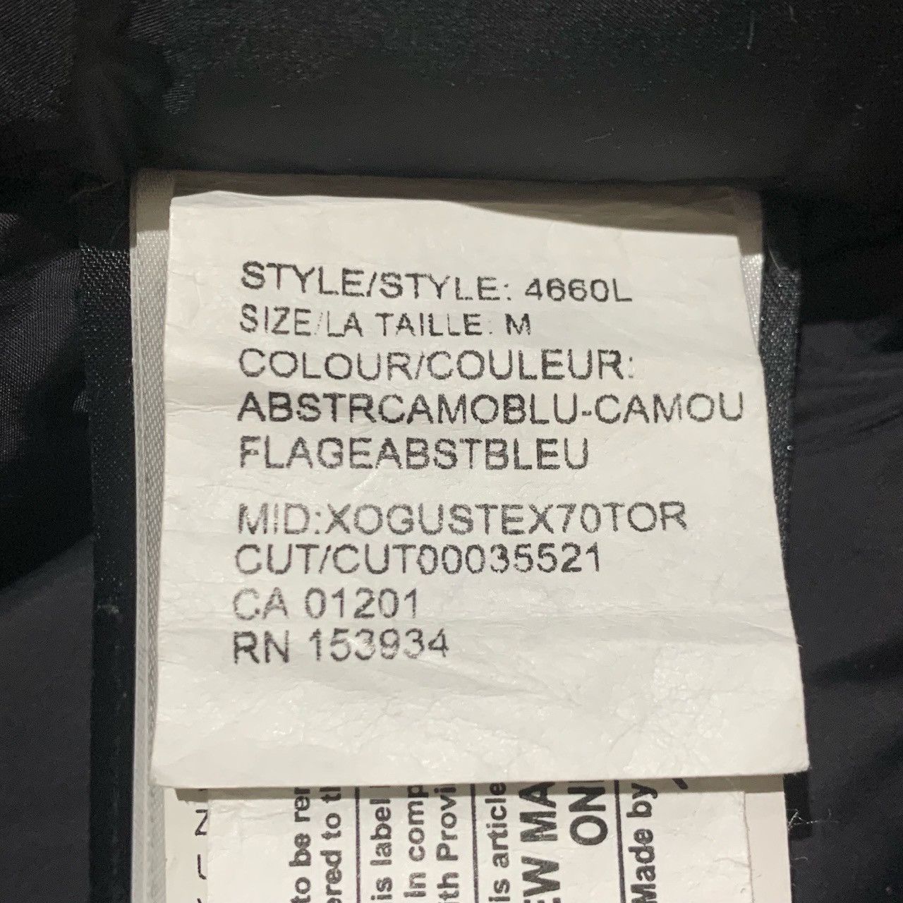 Canada Goose Canada Goose Expedition Camo Fur Down Jacket Navy (M) Size US M / EU 48-50 / 2 - 7 Thumbnail