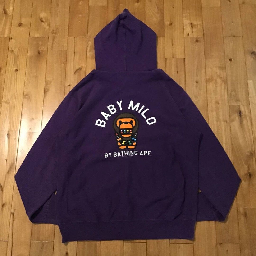 Bape BAPE Milo Full Zip Hoodie a bathing ape NIGO Size US XL / EU 56 / 4 - 3 Thumbnail