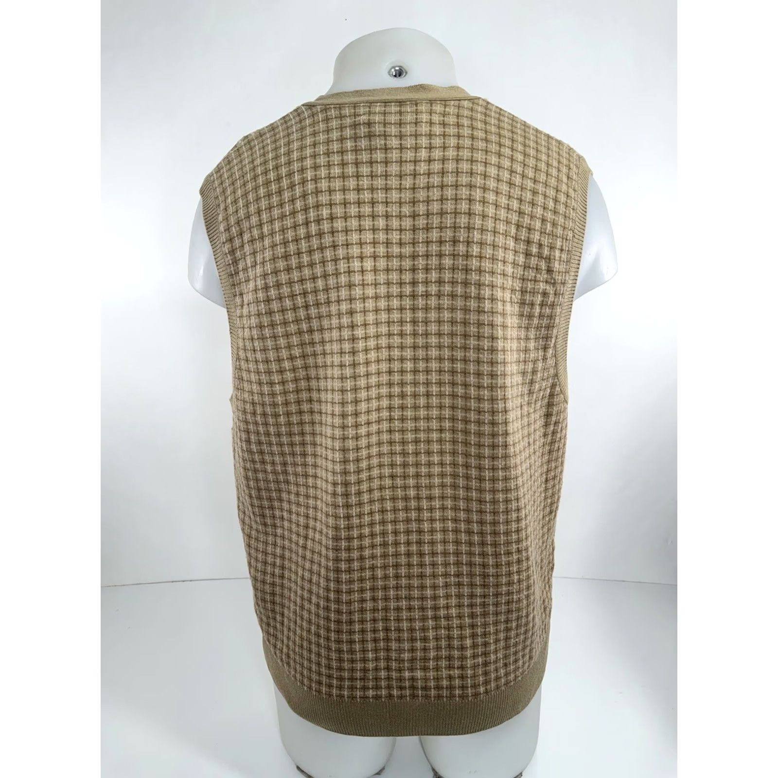 Ralph Lauren RALPH LAUREN ITALY Purple Label CASHMERE / LINEN / SILK Mens L Sweater Vest Cardigan Size US L / EU 52-54 / 3 - 4 Thumbnail