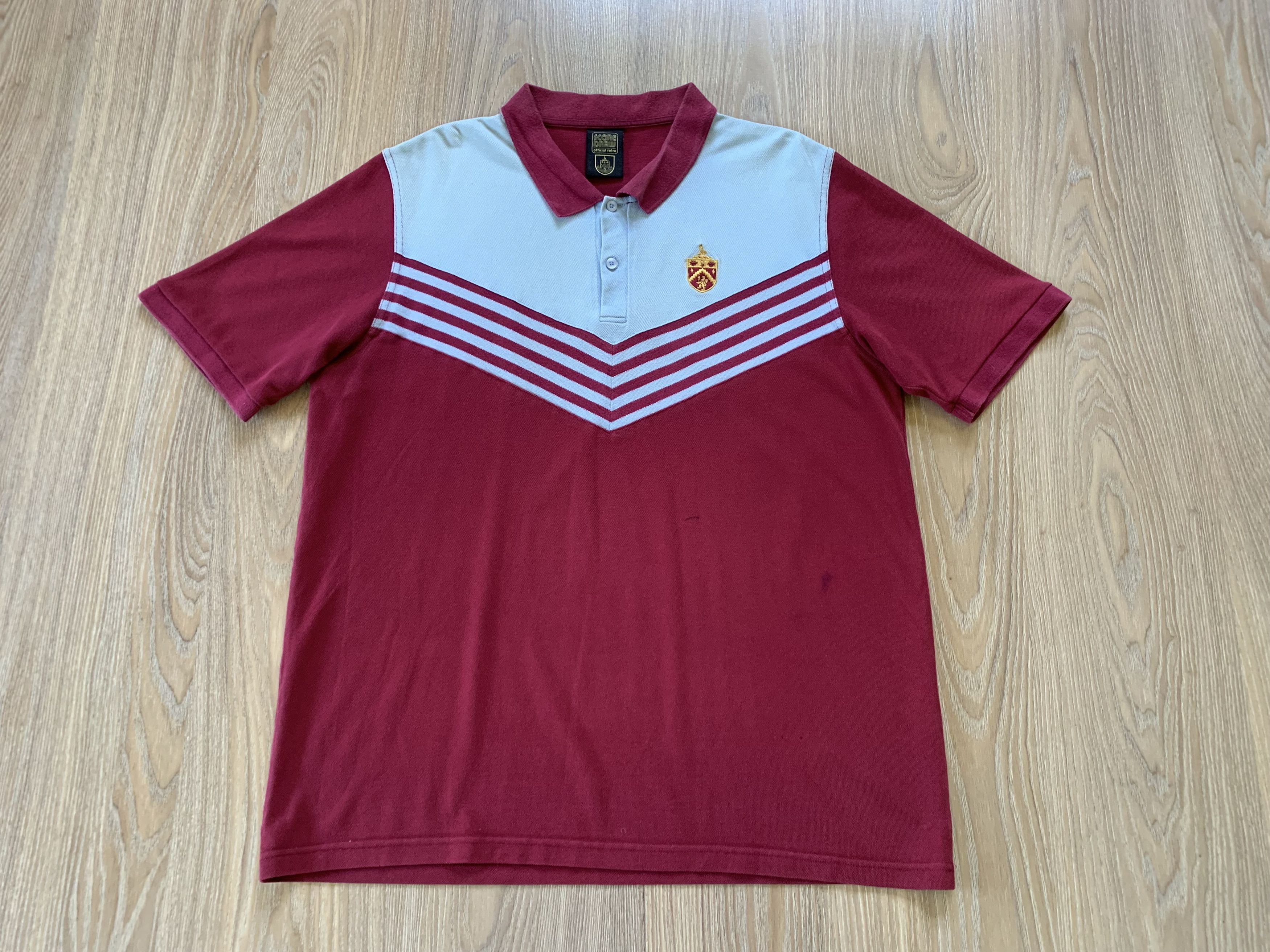 Vintage Vintage Score Draw Burnley Polo T-Shirt Size US XXL / EU 58 / 5 - 2 Thumbnail