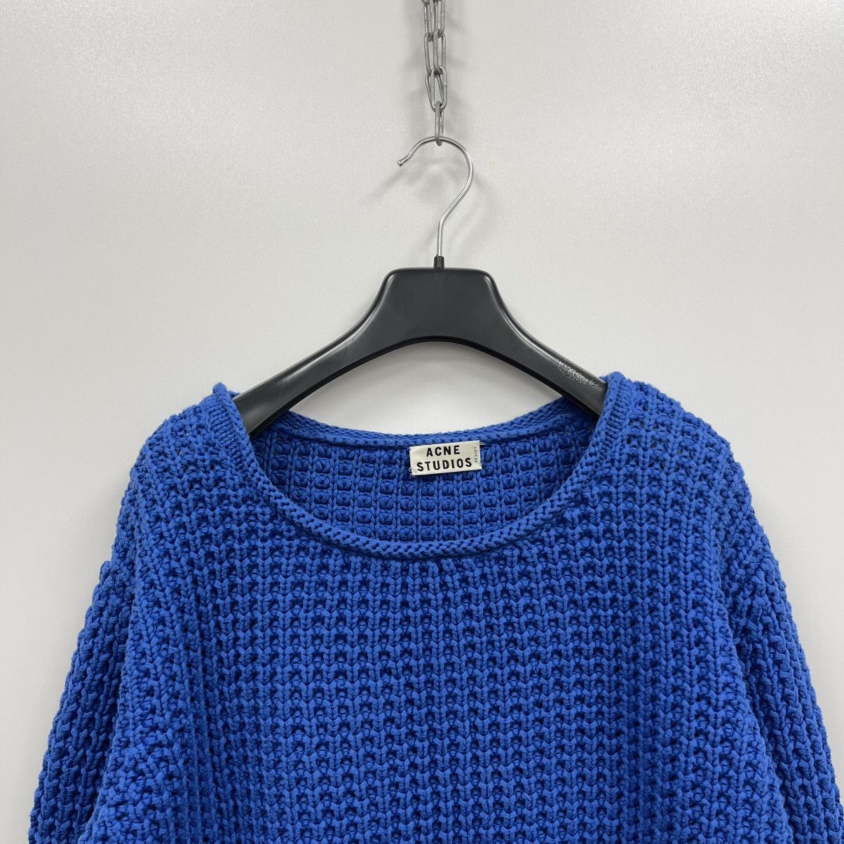 Acne Studios Acne Studios W Sapata Solid Waffle S13 Cotton Knit Sweater Size S / US 4 / IT 40 - 2 Thumbnail