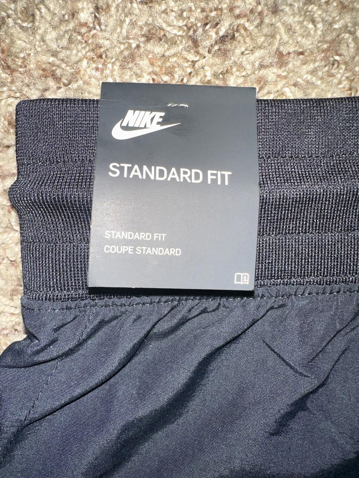 Nike Nike Women's Sportswear Nylon Standard Fit Black Shorts Size 40" / US 18 - 5 Thumbnail
