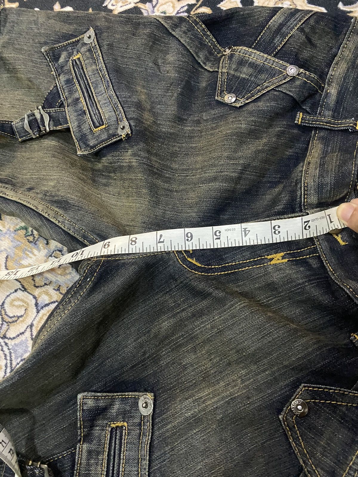 Japanese Brand Jeans De art Multipocket Jeans Size US 35 - 15 Thumbnail