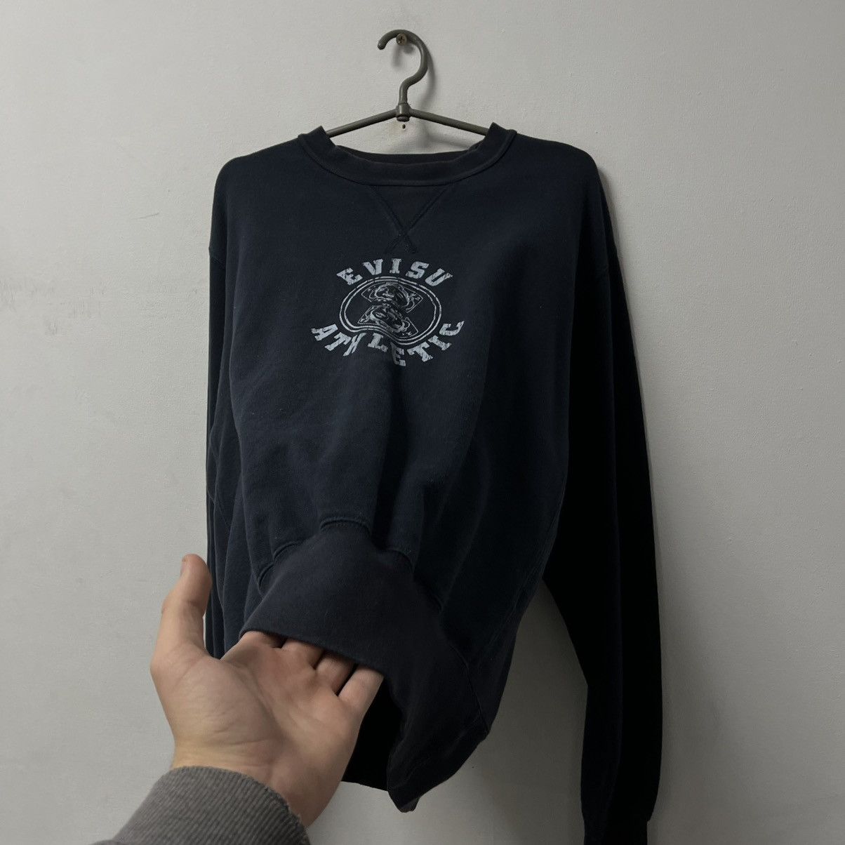 Evisu Evisu Sweatshirt big logo y2k Size US L / EU 52-54 / 3 - 6 Thumbnail
