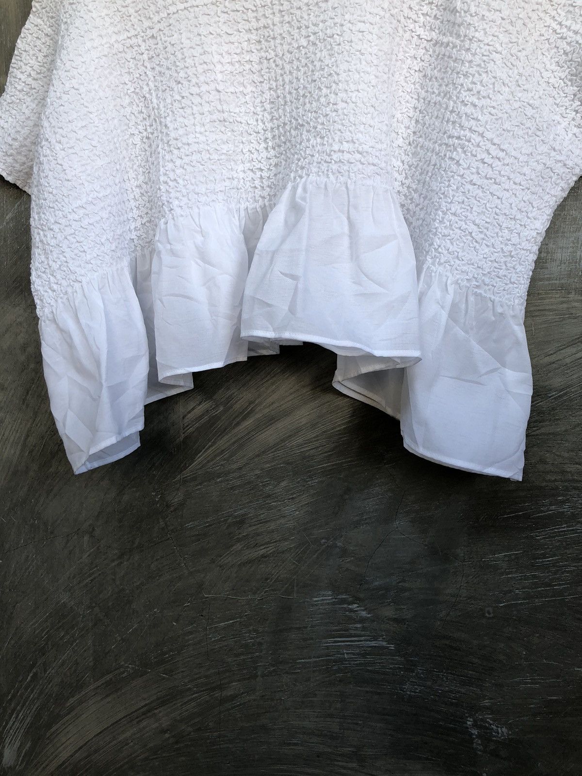 Issey Miyake × Japanese Brand × Pleats Please Issey Miyake Issey Miyake Crop Top Pleats Size M / US 6-8 / IT 42-44 - 4 Thumbnail