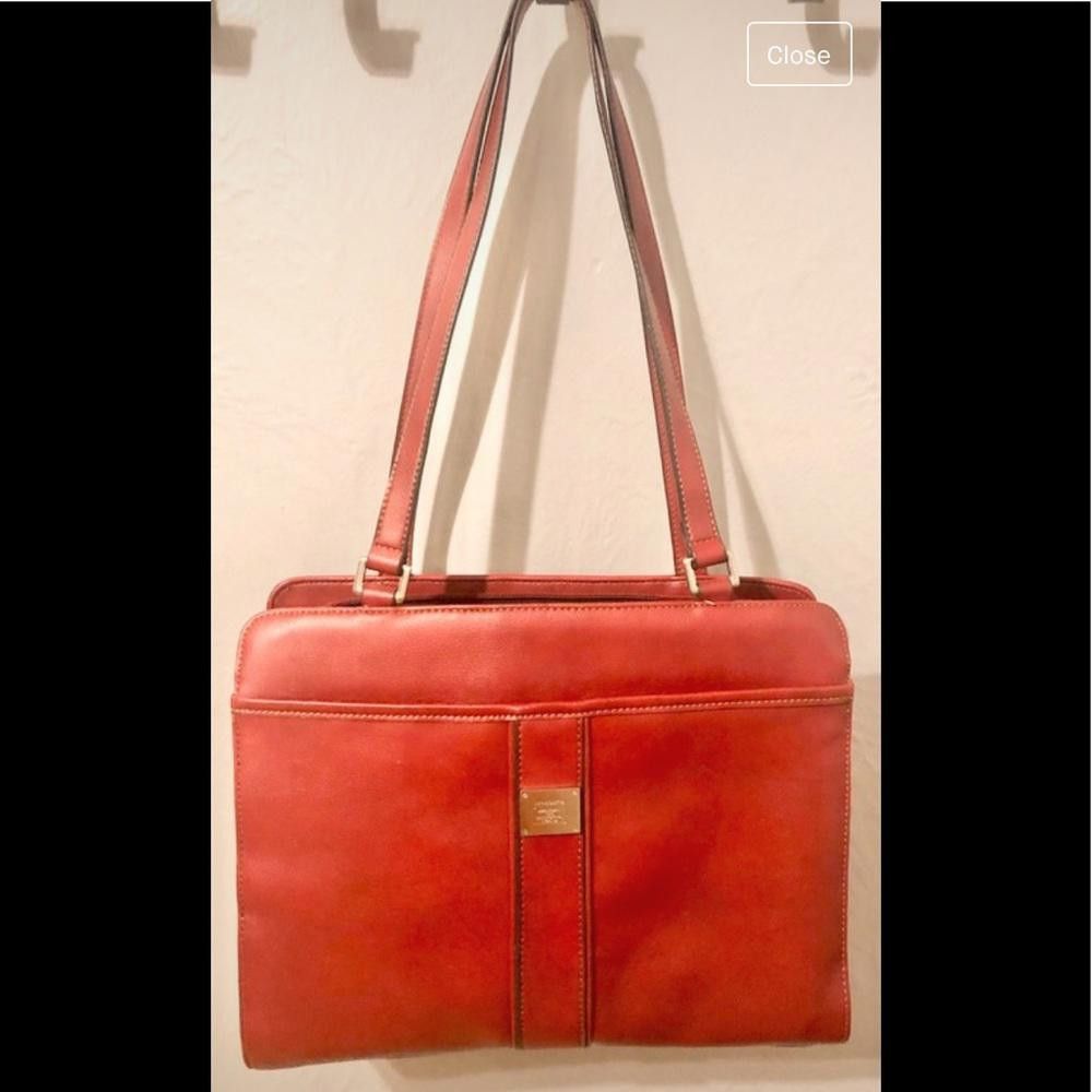Liz Claiborne medium extendable red bag