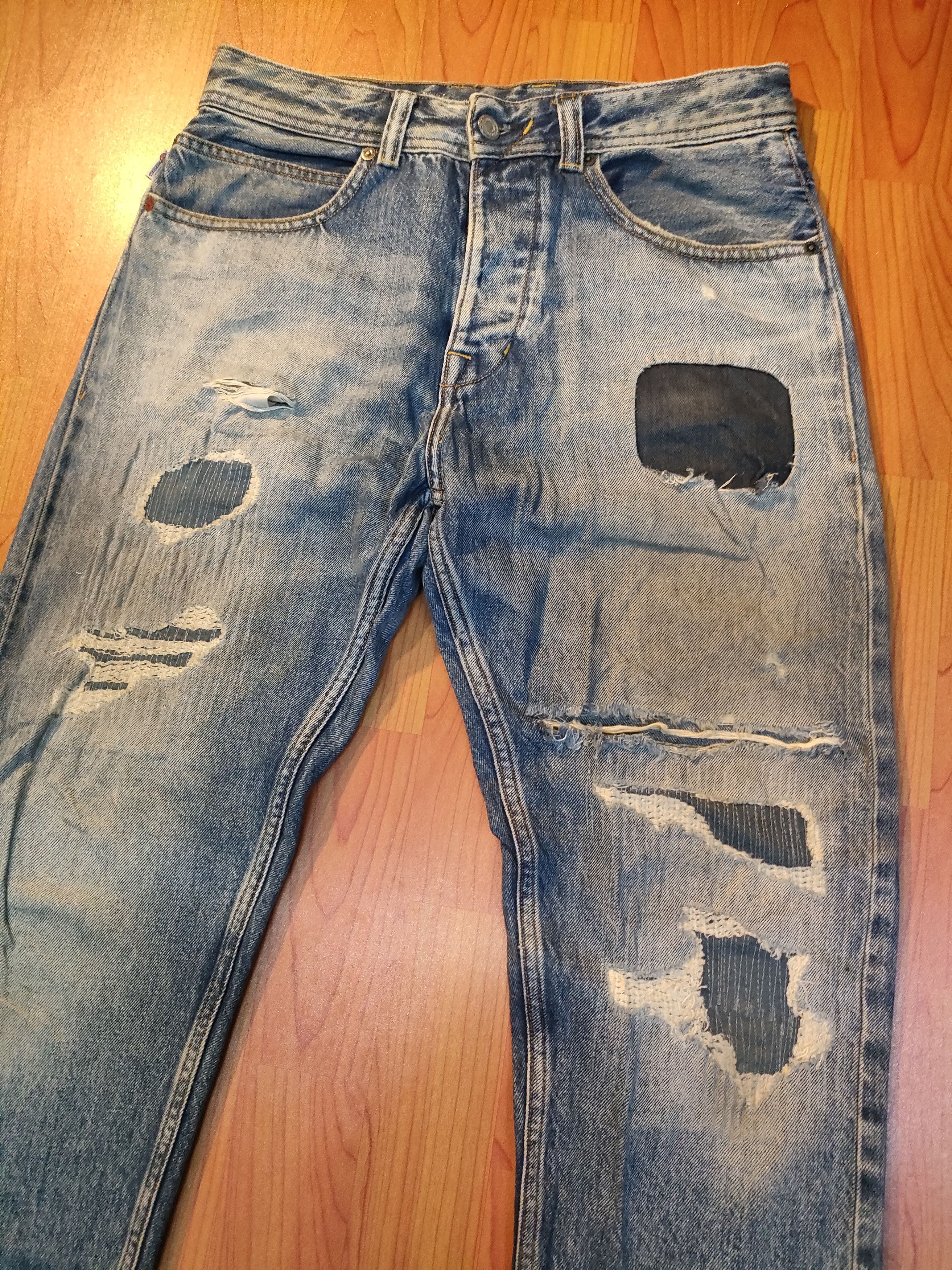 Franklin & Marshall Franklin & Marshall Dallas Custom Distressed Jeans Size US 30 / EU 46 - 9 Thumbnail