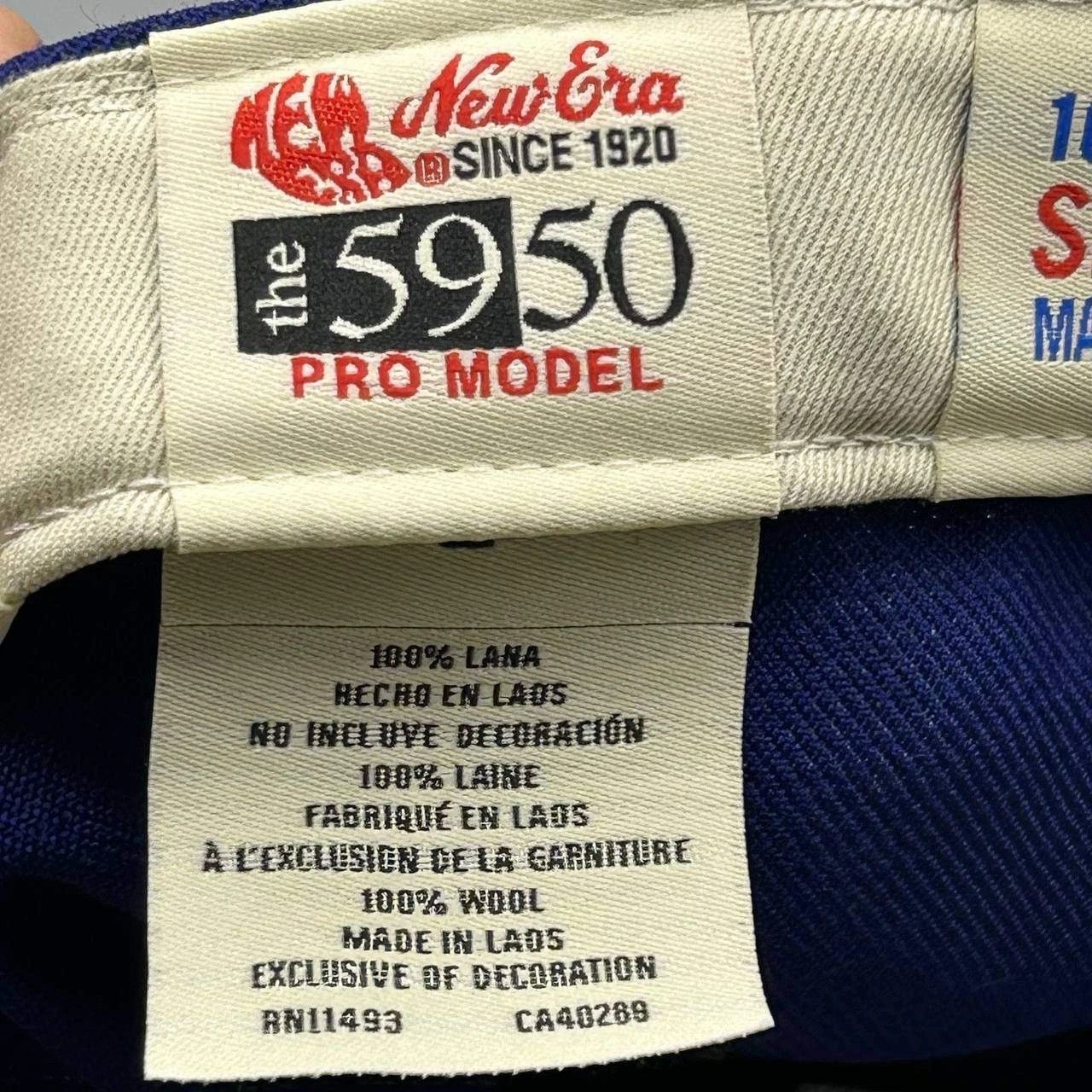 New Era Fear of God Hat Men 7 1/4 Fitted Cap LA Dodgers FOG Wool New Size ONE SIZE - 3 Thumbnail