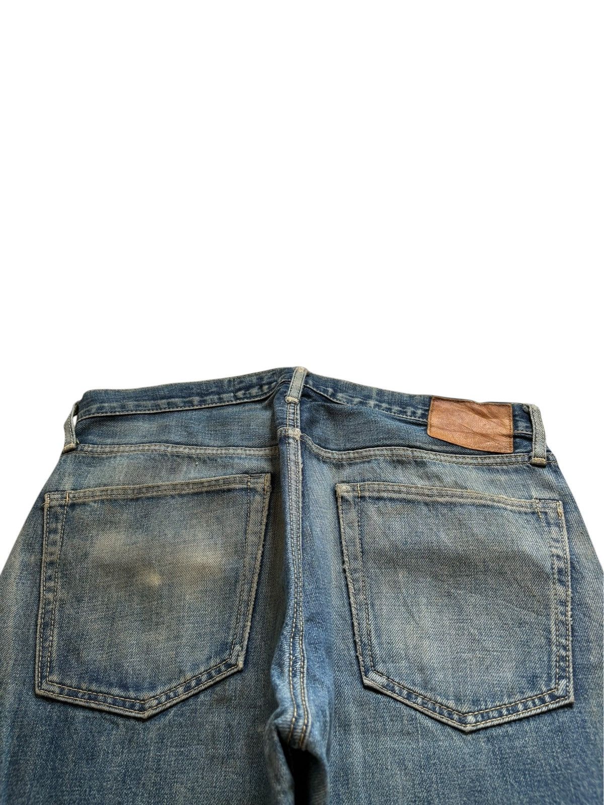 Japanese Brand Vintage Japanese Brand Selvedge Mud Wash Distress Baggy Jean Size US 32 / EU 48 - 8 Thumbnail