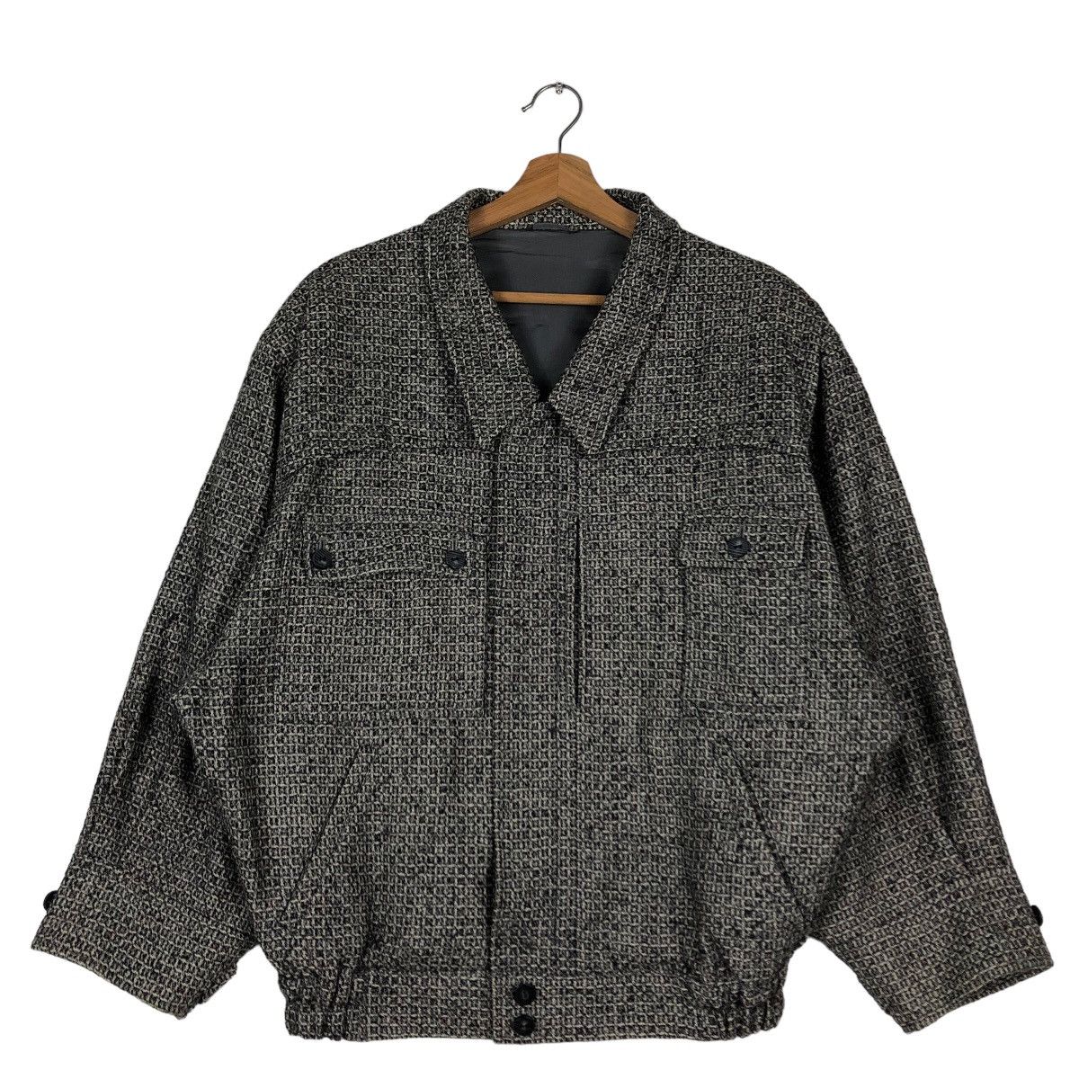 Vintage 🔥Vintage Biker Bomber Jacket Paco Rabanne Big Pocket Size US L / EU 52-54 / 3 - 1 Thumbnail