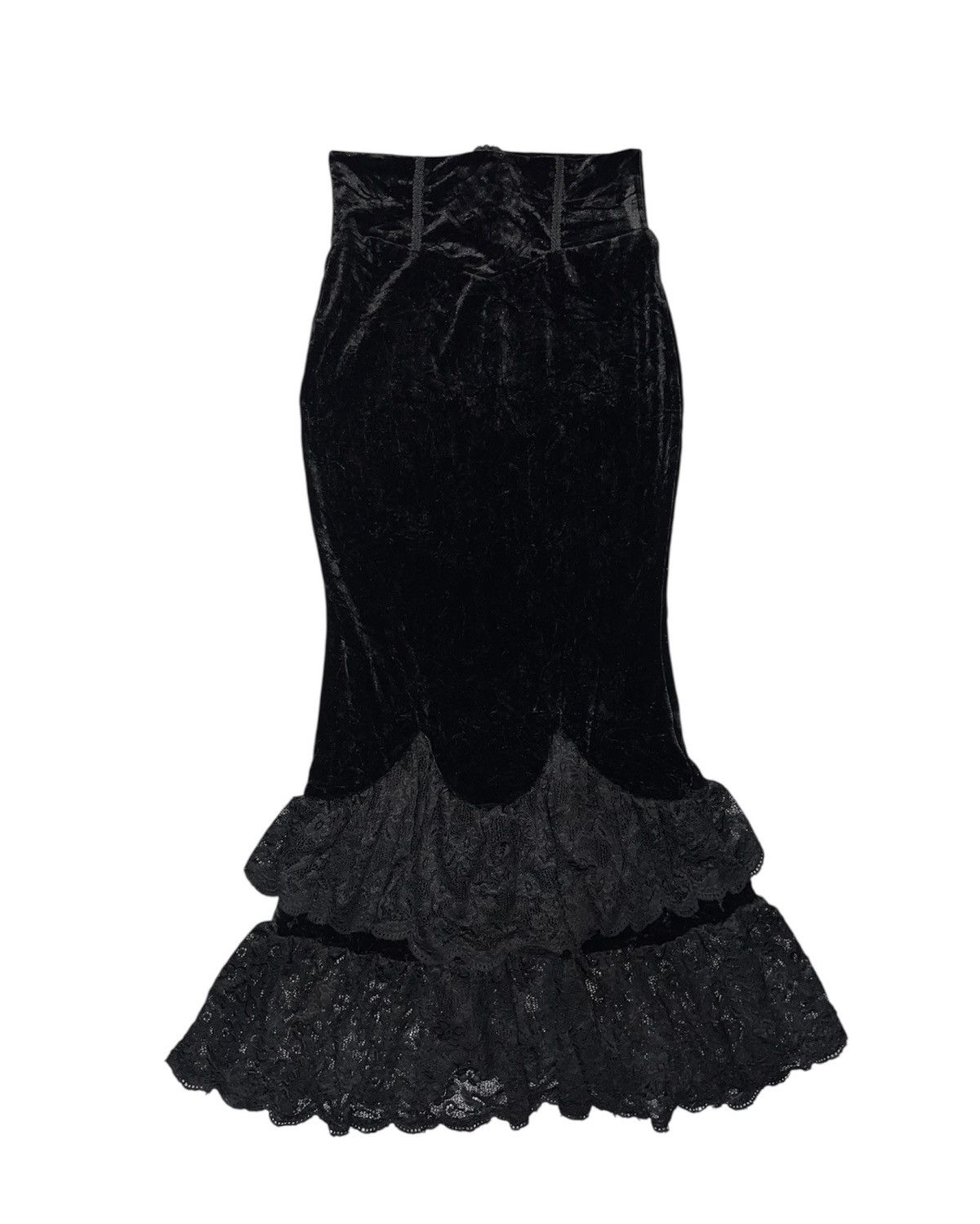 Vivienne Westwood Velvet lace mermaid skirt 💃🏻➕ Size 25" / US 0 / IT 36 - 2 Thumbnail
