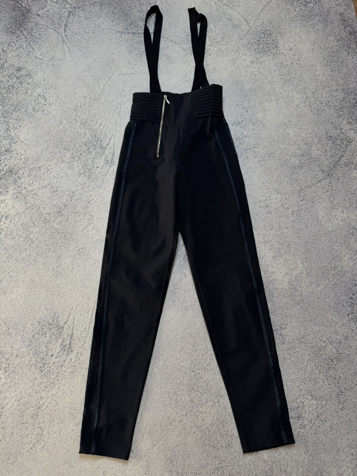 Marithe + Francois Girbaud Archive Prada Style Overalls High Waist Suspender Pants Size 27" / US 4 / IT 40 - 4 Thumbnail