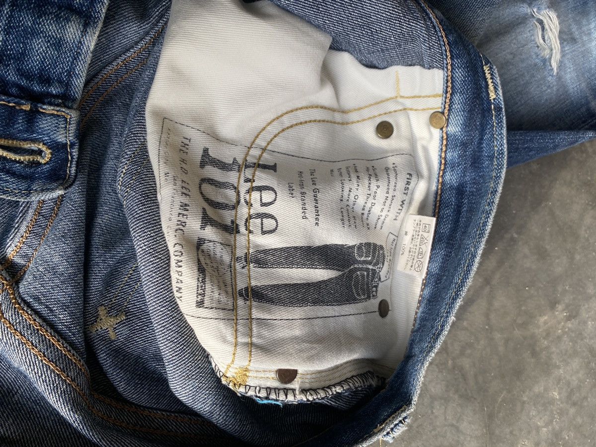 Lee × Vintage Vintage lee 101 selvedge denim Size US 33 - 12 Thumbnail