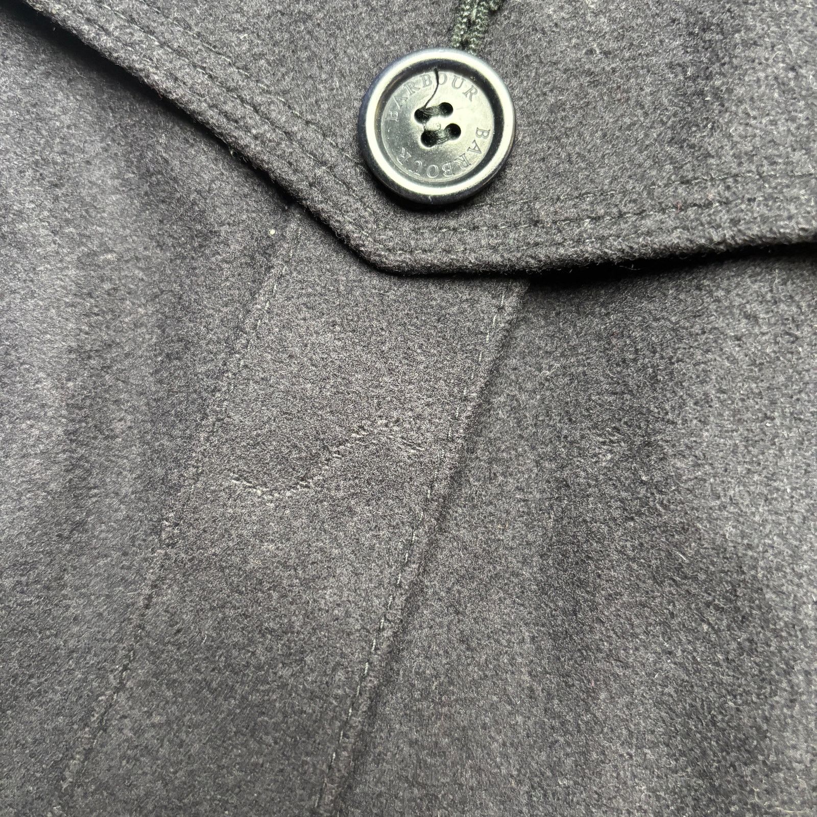 Barbour × J.Crew $449 Barbour Barkston Great Coat Jacket Men's Medium Wool Size US M / EU 48-50 / 2 - 14 Thumbnail