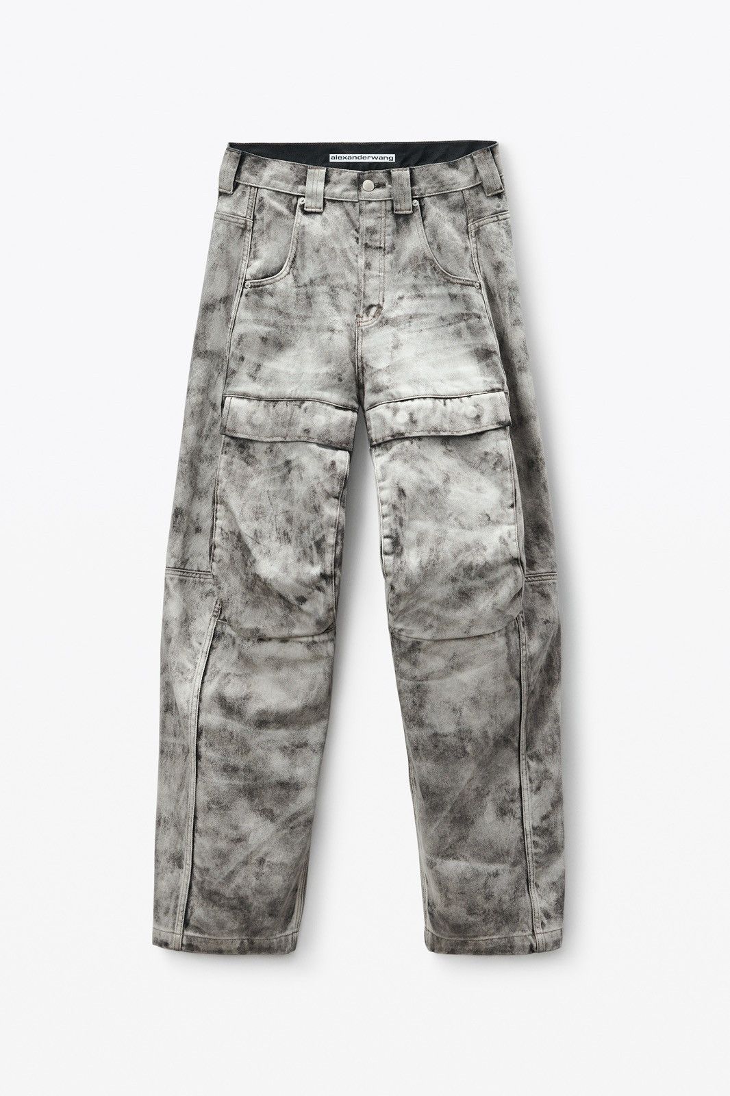 Alexander Wang Alexander Wang Leather Dye Denim Cargo Jean Pants Balenciaga Size US 36 / EU 52 - 2 Thumbnail