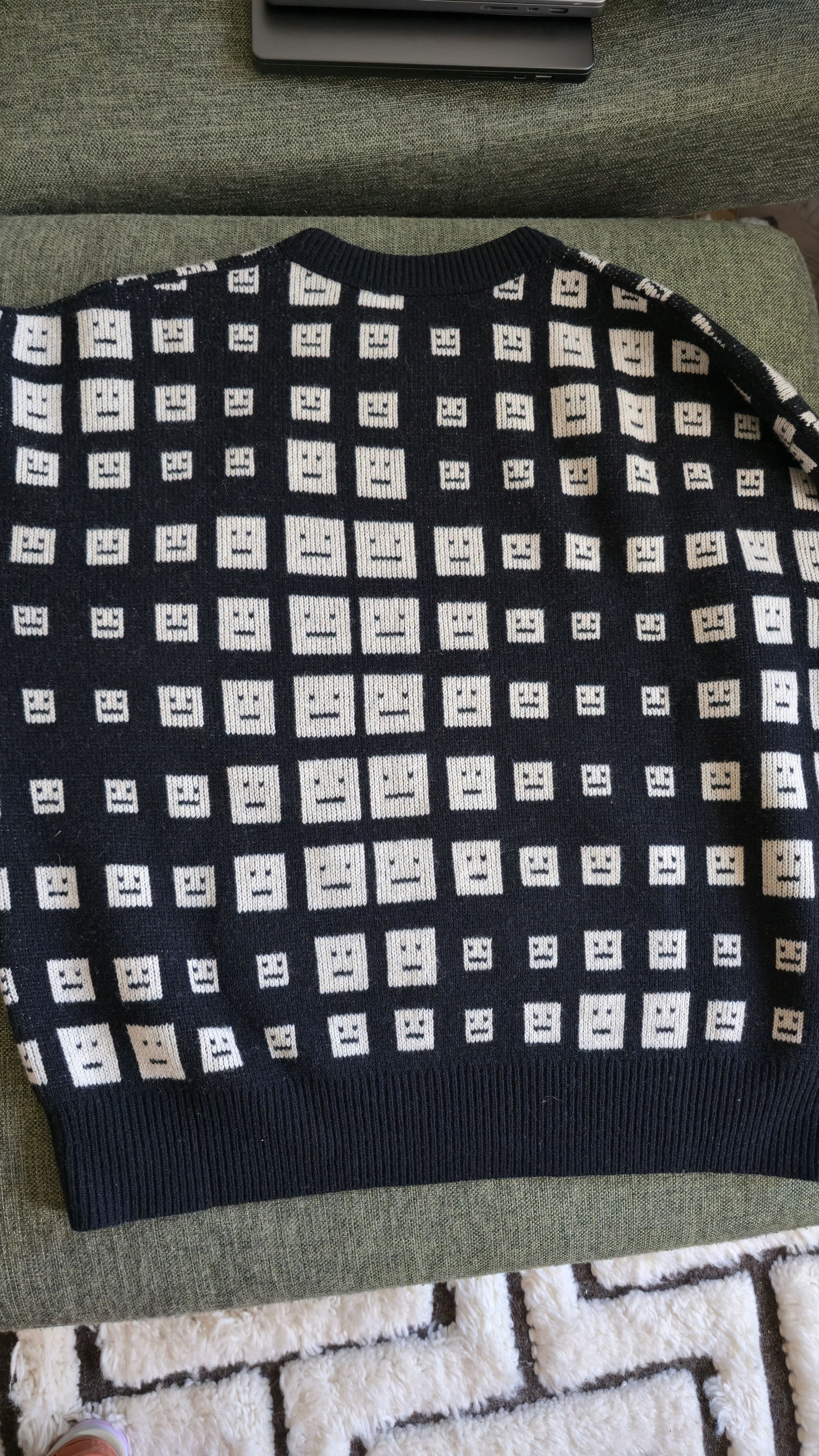 Acne Studios Acne Distorted Face Sweater Size S Size US S / EU 44-46 / 1 - 2 Thumbnail