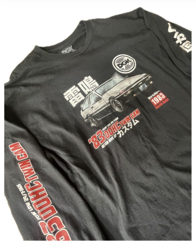 DGK DGK Hachi-Roku Toyota AE86 DOHC Twin Cam Long Sleeve Tee Size US M / EU 48-50 / 2 - 3 Thumbnail