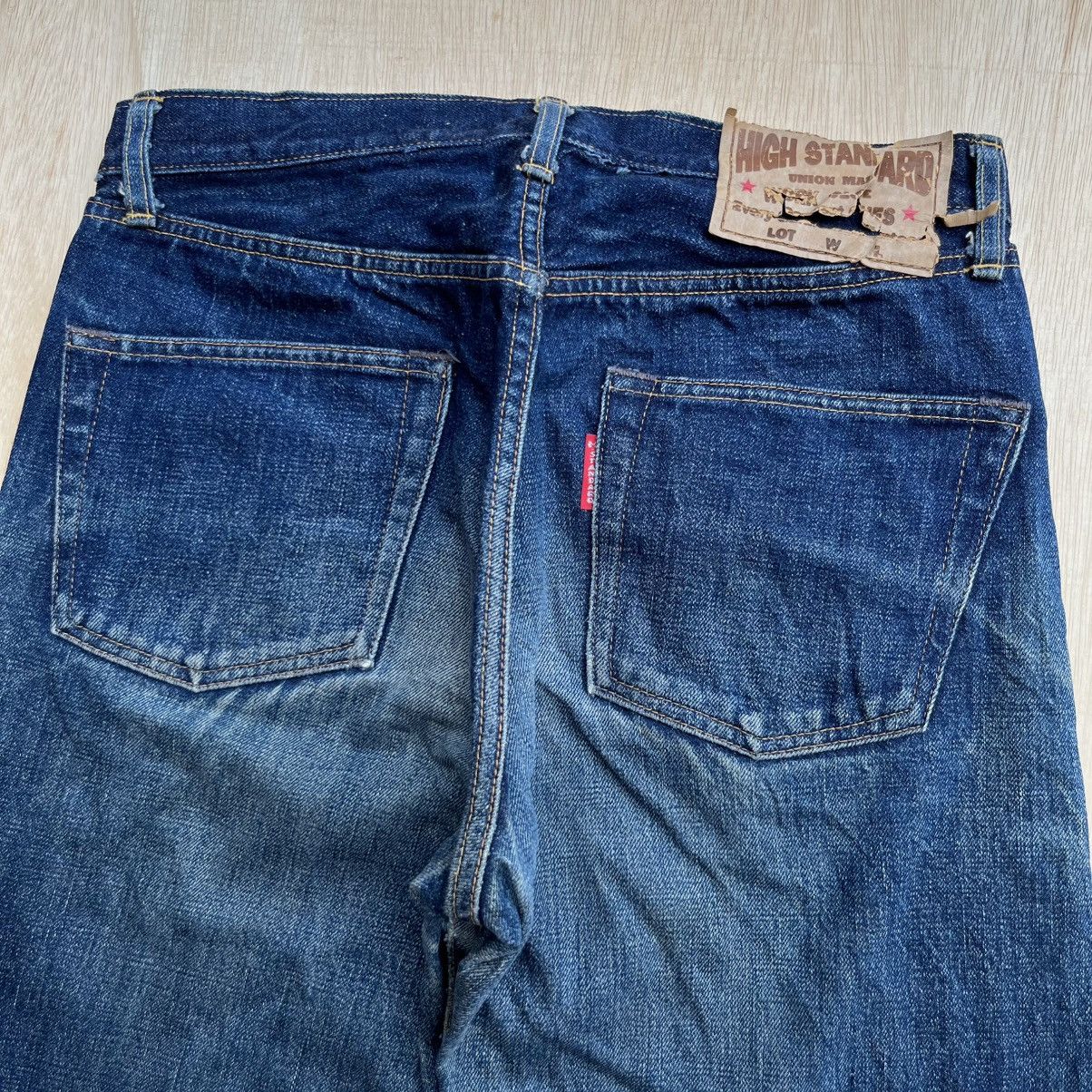 Japanese Brand HI STANDARD DENIM FADED DISTRESSED SELVEDGE / GOA / LGB Size US 30 / EU 46 - 2 Thumbnail