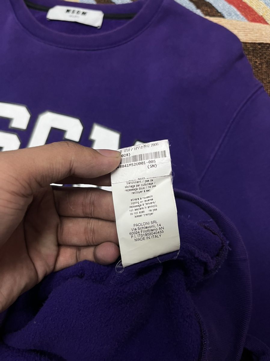 MSGM MSGM crewneck logo-print sweatshirt Size US S / EU 44-46 / 1 - 7 Thumbnail