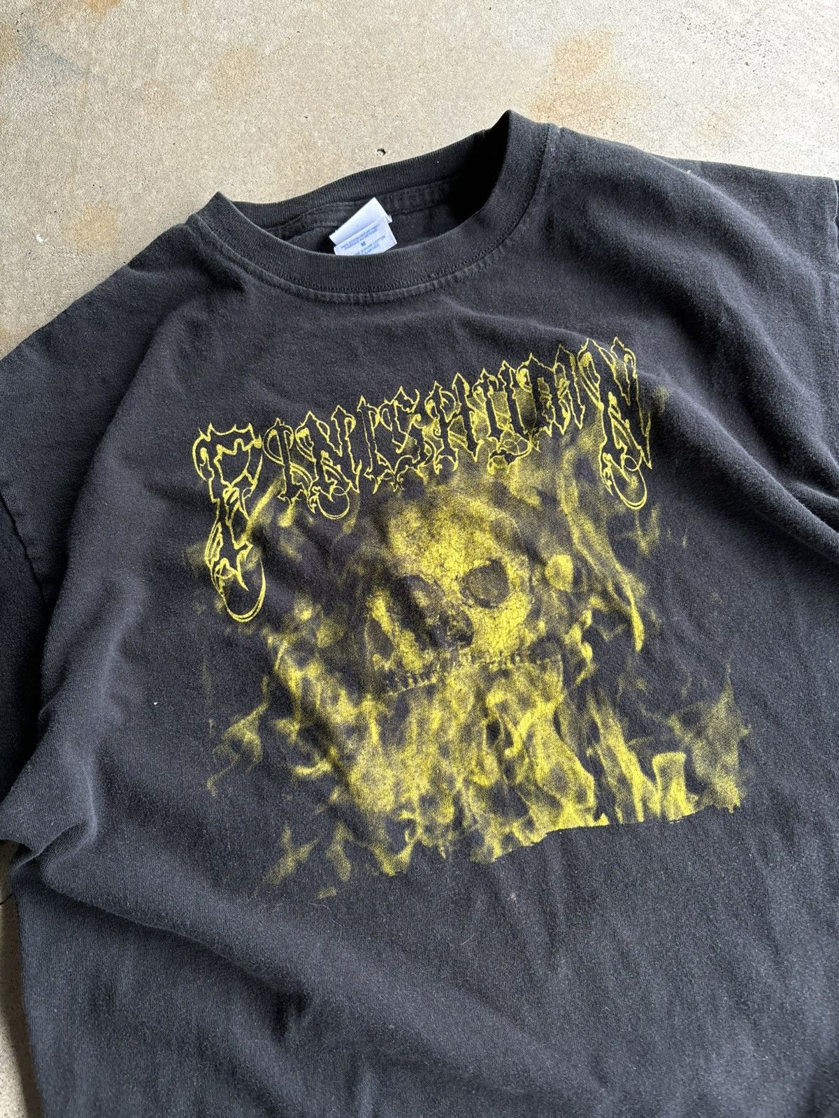 Band Tees × Vintage Crazy 90s Grunge Metal Band Cradle Style Boxy Tee Size US M / EU 48-50 / 2 - 3 Thumbnail