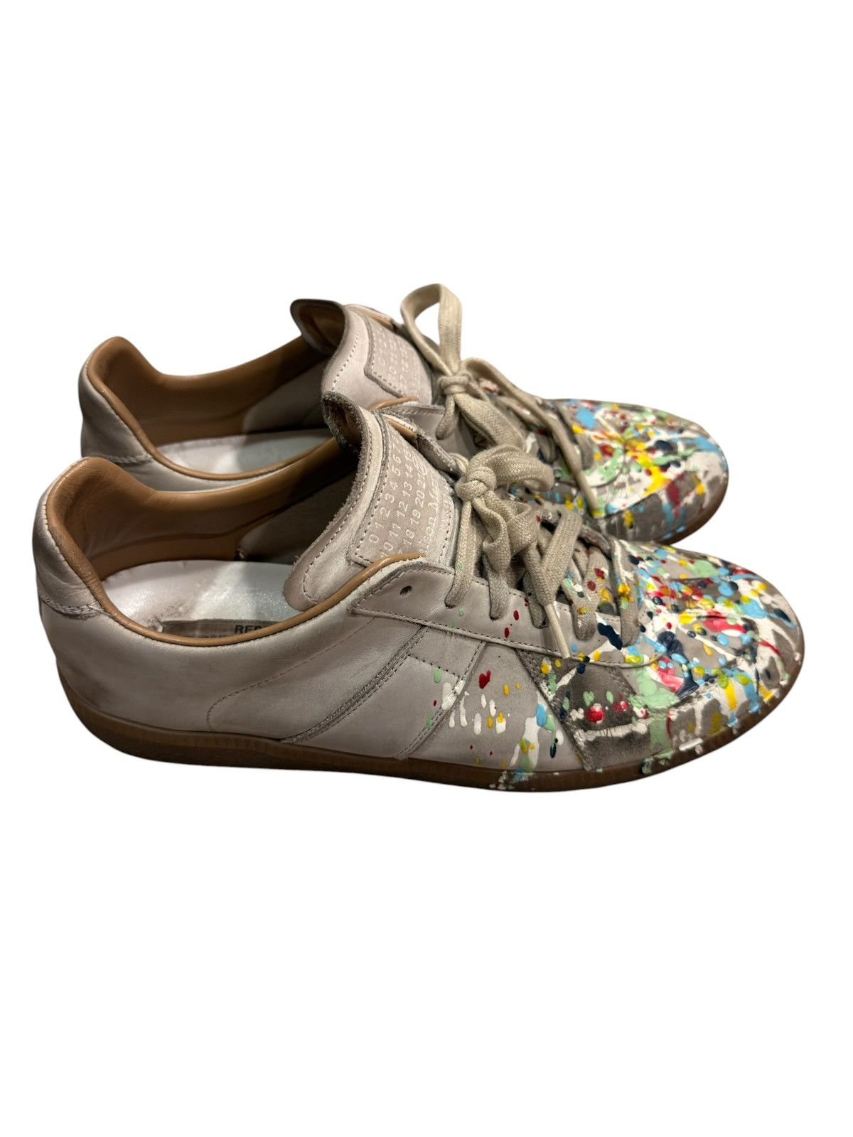 Maison Margiela GAT Low Paint Splatter Size US 9.5 / EU 42-43 - 2 Thumbnail