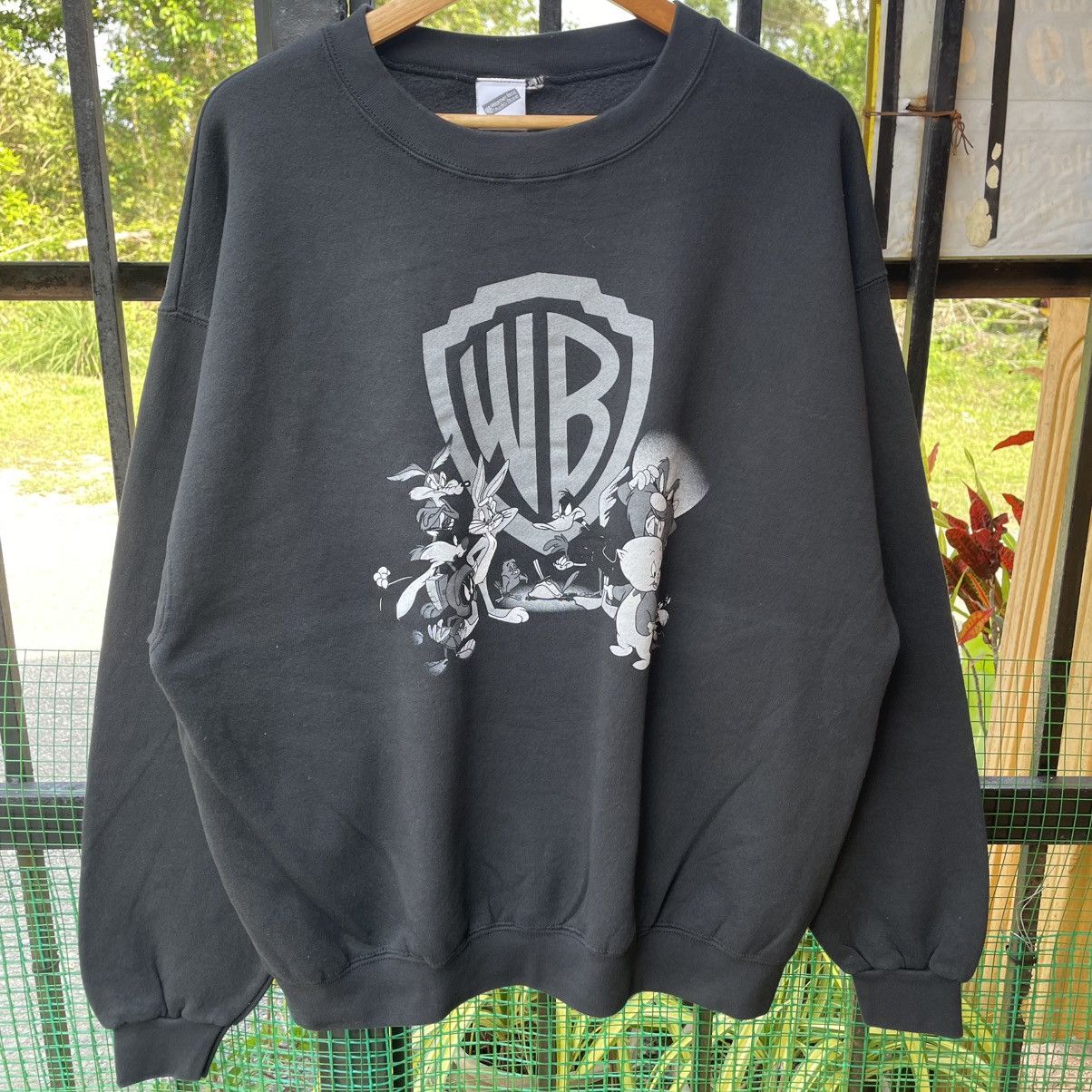 Warner Bros 🔥Vintage 90s Warner Bros Studio Character Image Sweatshirts Size US L / EU 52-54 / 3 - 4 Thumbnail
