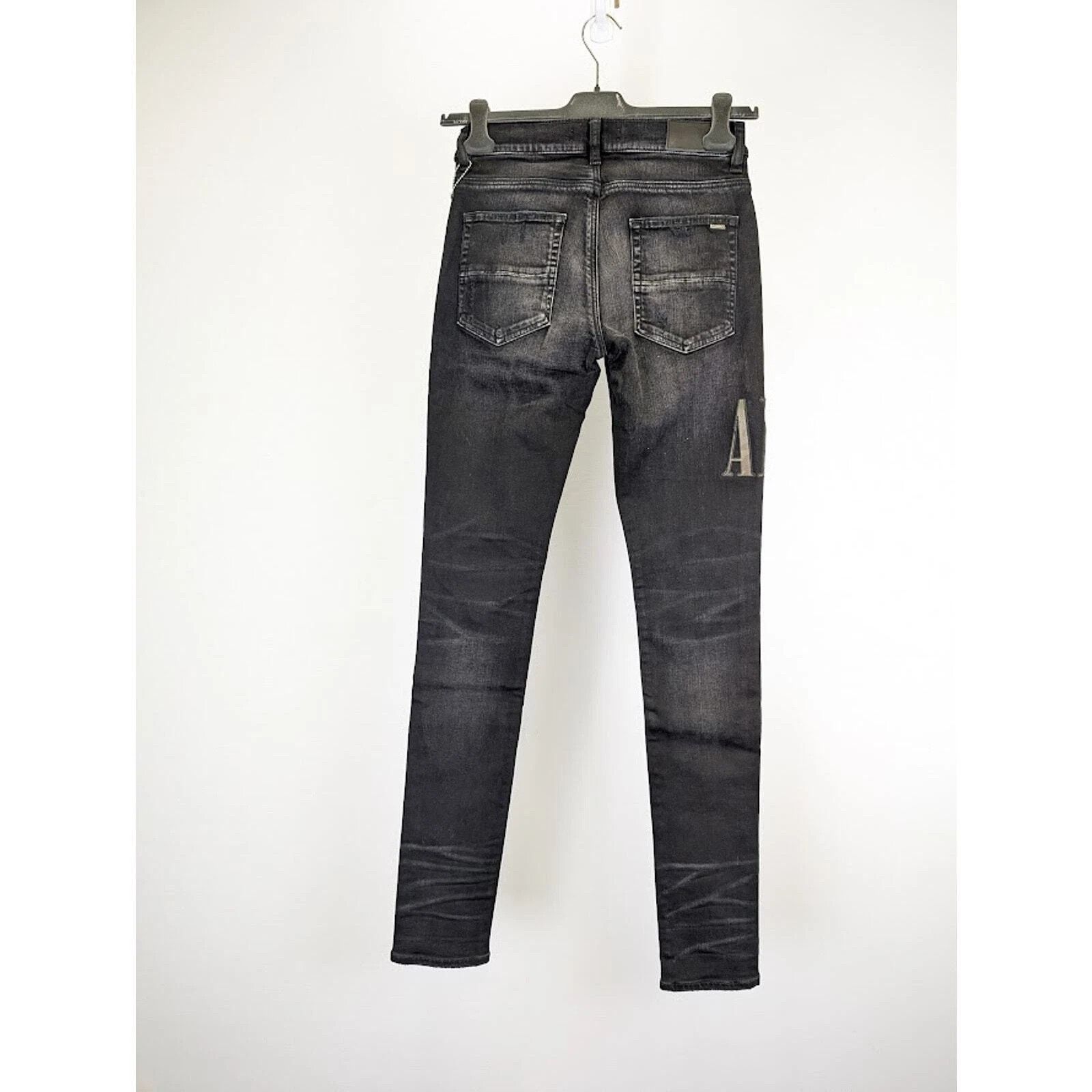 Amiri o1rshd1 Q:3 / Core Applique Jean in Aged Black Size US 36 / EU 52 - 13 Thumbnail
