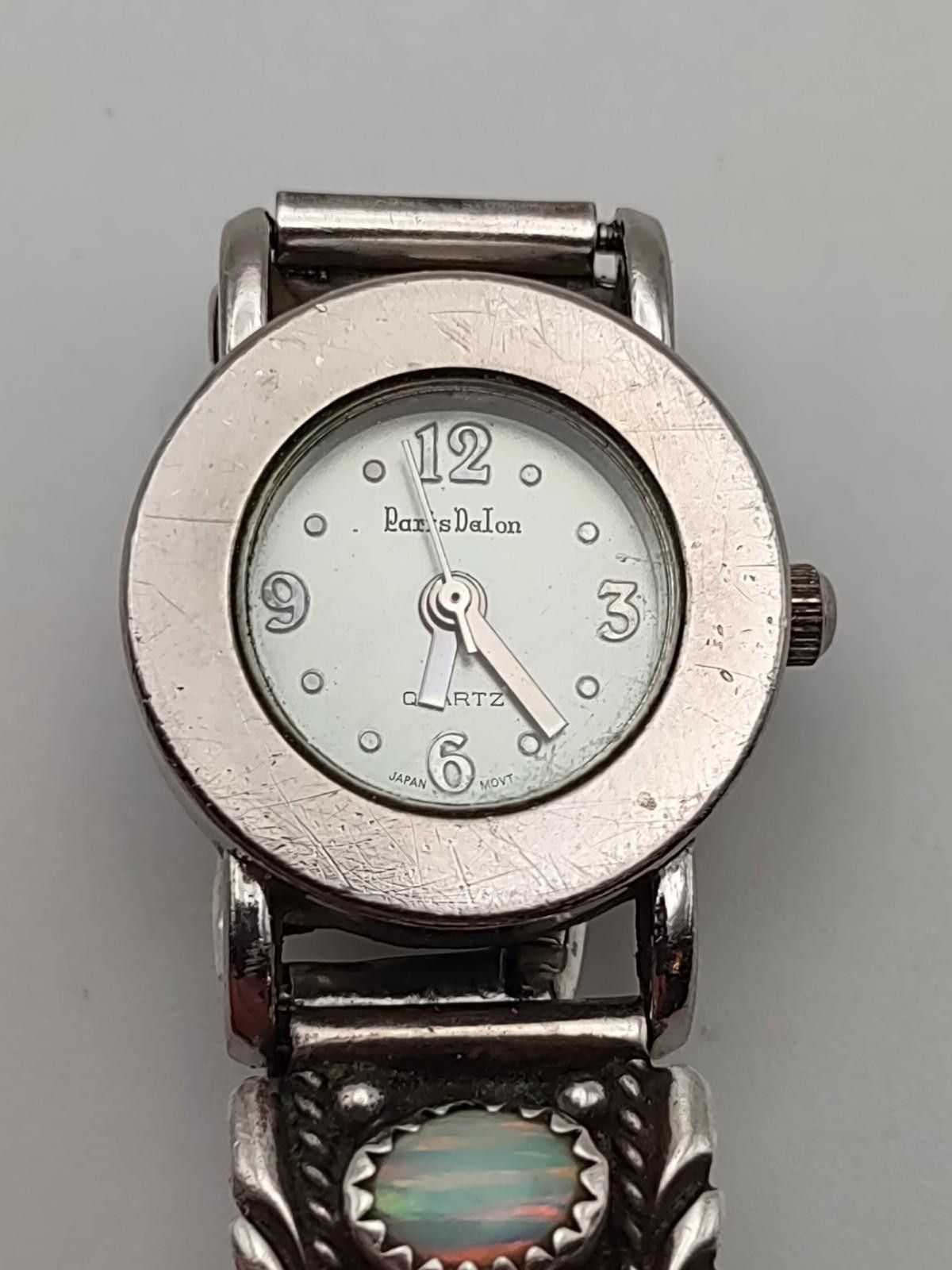 Other Paris Delon Sterling Silver Opal Jewelry Watch Speidel Size ONE SIZE - 1 Thumbnail